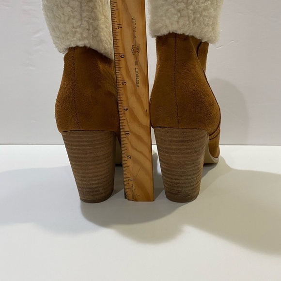 𝅺CATO Ankle Boots Ivy FAUX Fur Trim Size 10 - Picture 10 of 11